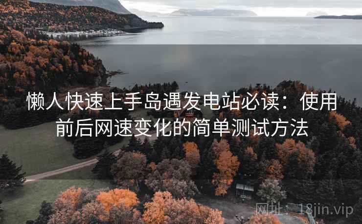 懒人快速上手岛遇发电站必读：使用前后网速变化的简单测试方法