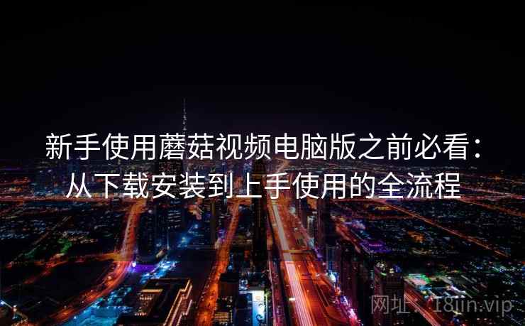 新手使用蘑菇视频电脑版之前必看：从下载安装到上手使用的全流程