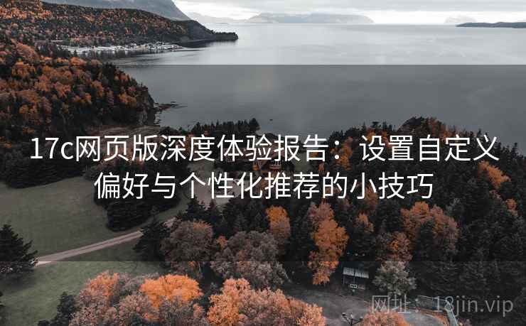 17c网页版深度体验报告：设置自定义偏好与个性化推荐的小技巧