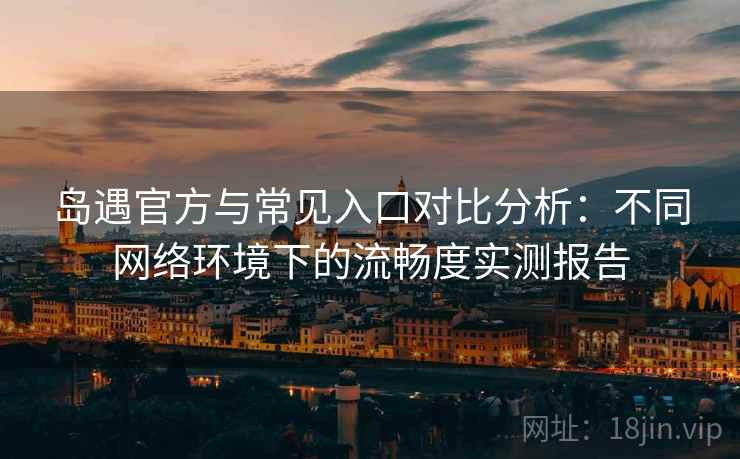 岛遇官方与常见入口对比分析：不同网络环境下的流畅度实测报告