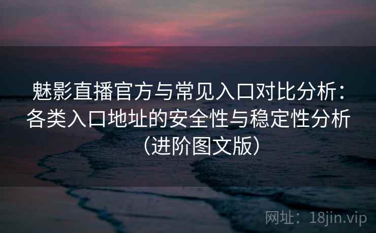 魅影直播官方与常见入口对比分析：各类入口地址的安全性与稳定性分析（进阶图文版）